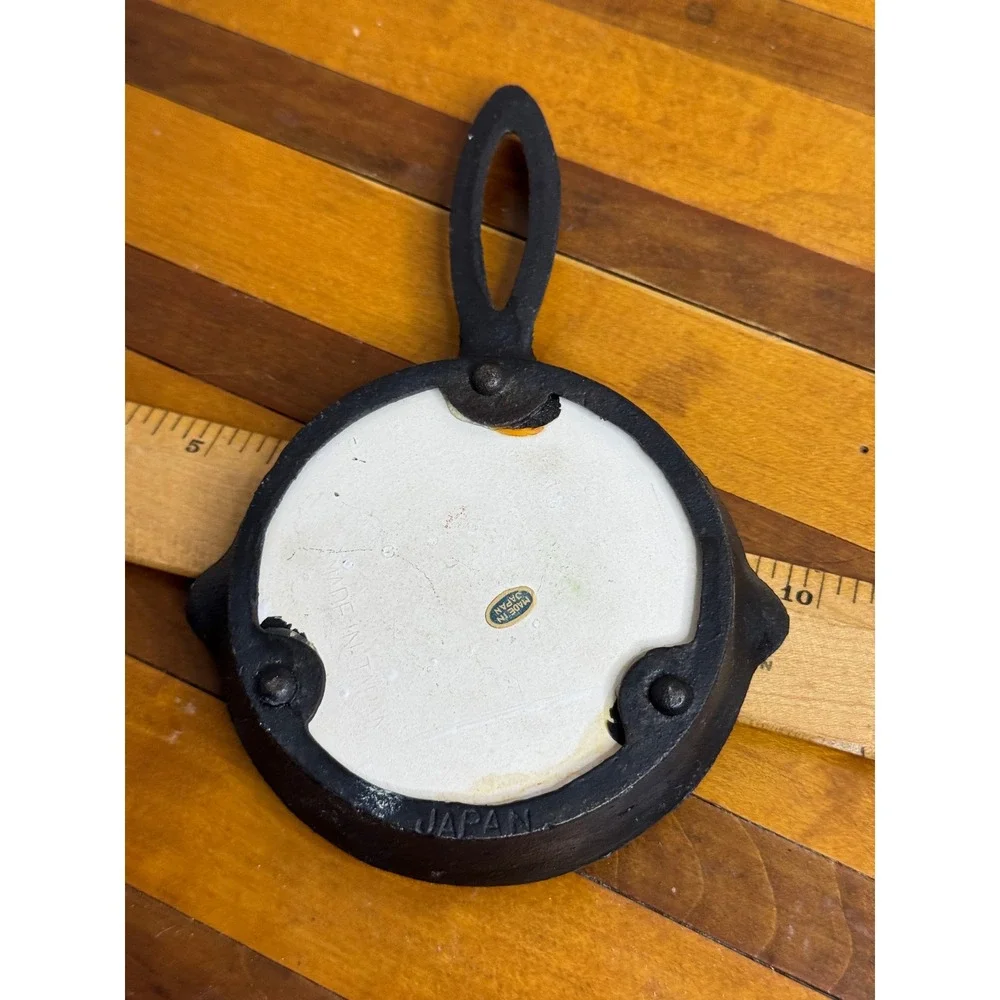 Vintage San‎ Diego Wild Animal Park Elephant Cast Iron Trivet Souvenir Japan